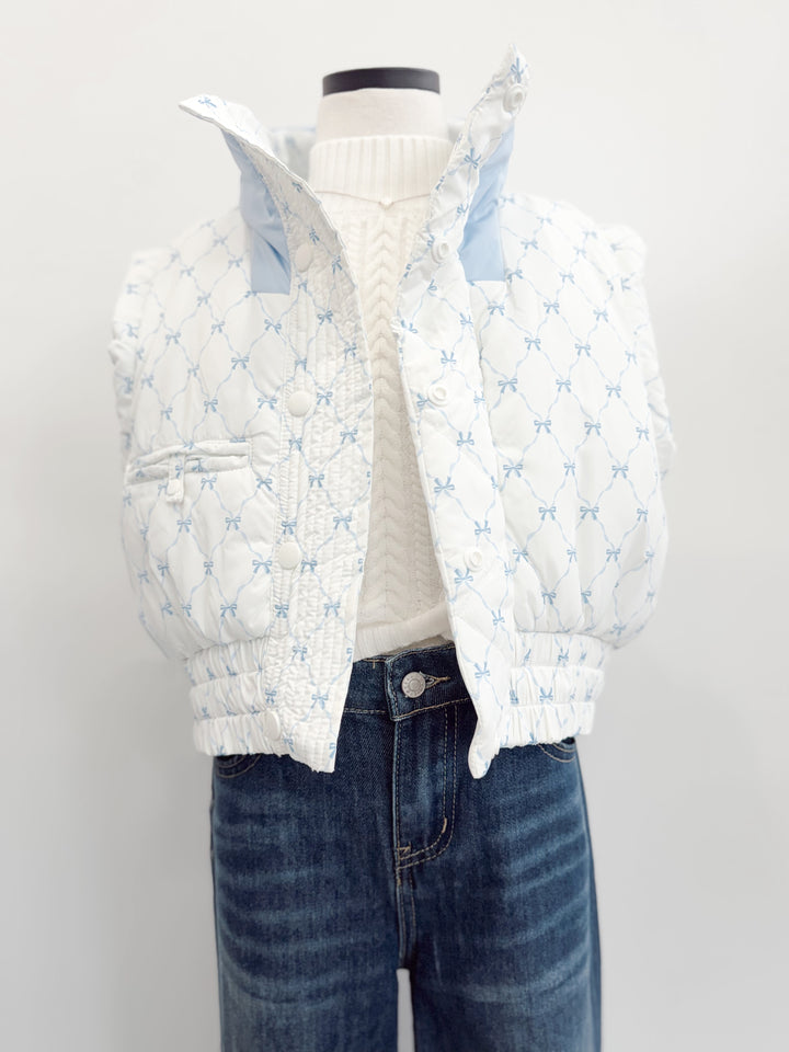 Bow Reversible Padded Vest