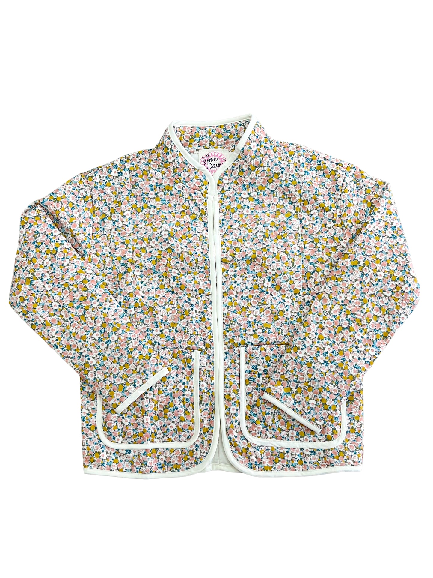 Quilted Floral Jacket