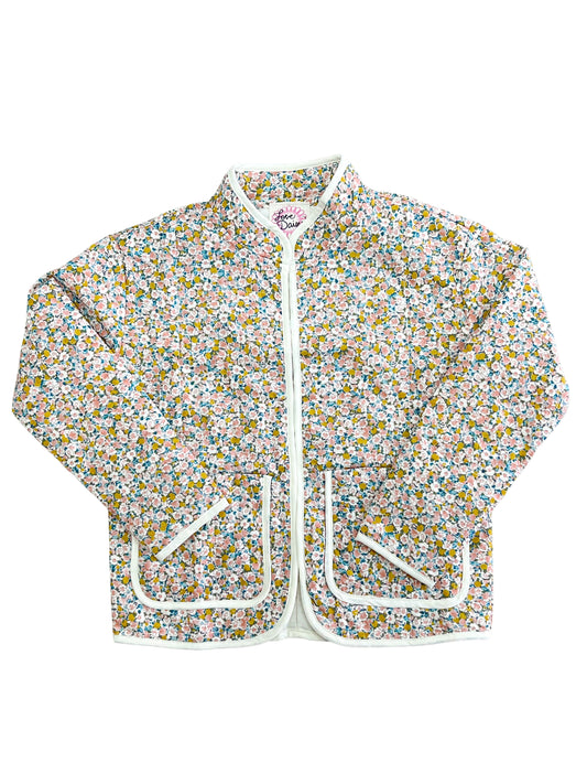 Quilted Floral Jacket