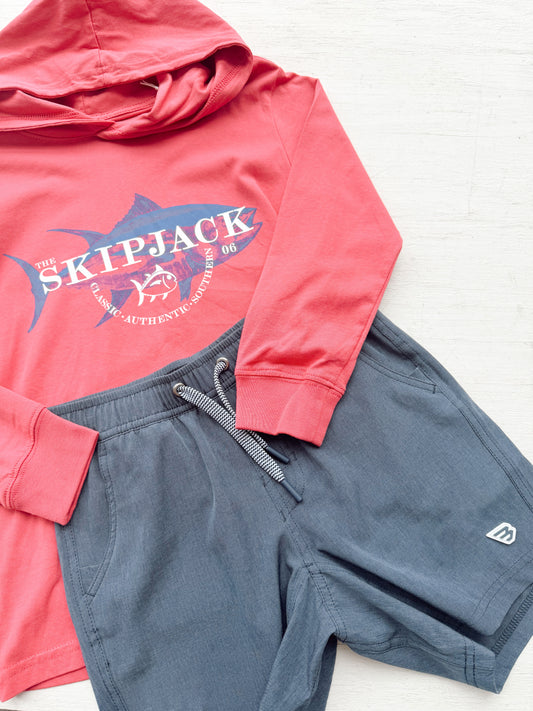 Youth American Flag Pocket Athletic Shorts