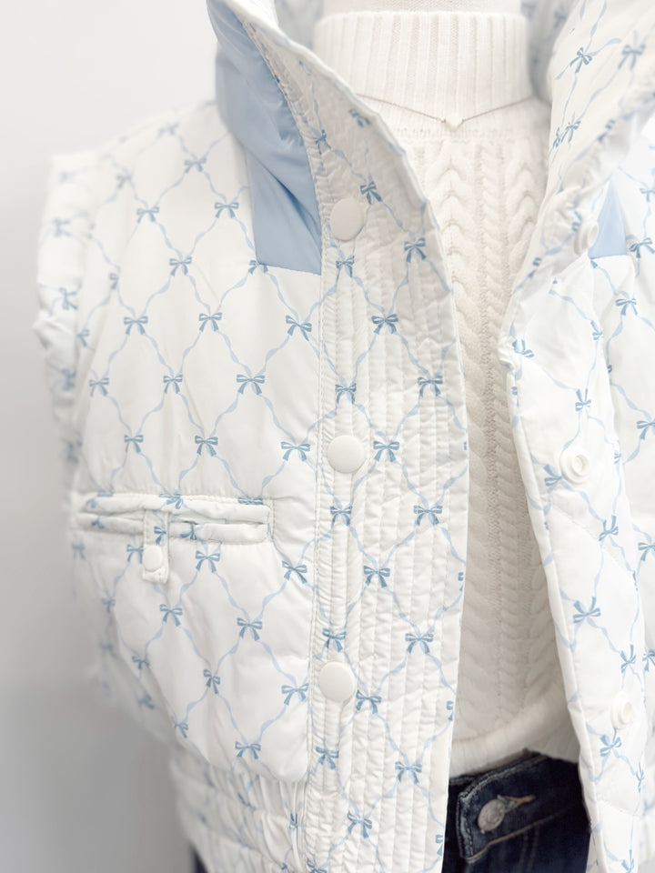 Bow Reversible Padded Vest