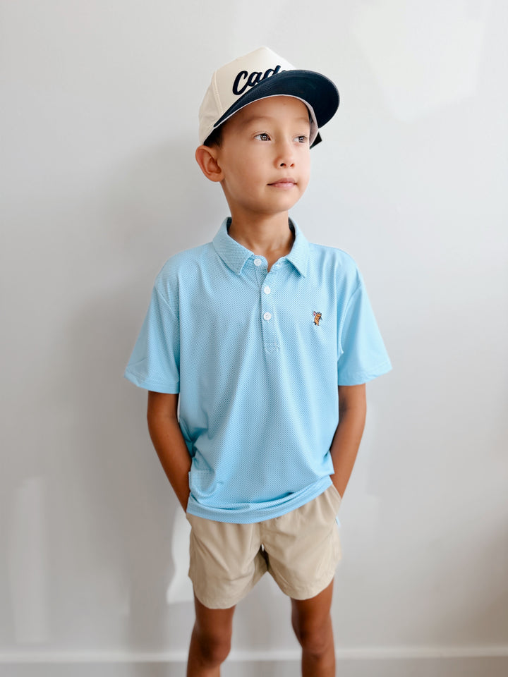 Youth Caddie Hydrangea Polo