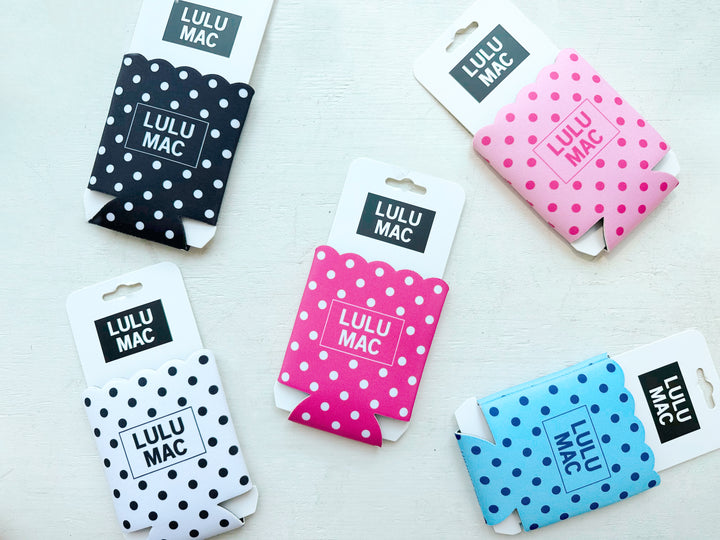 Lulu Mac Polka Dot Koozie