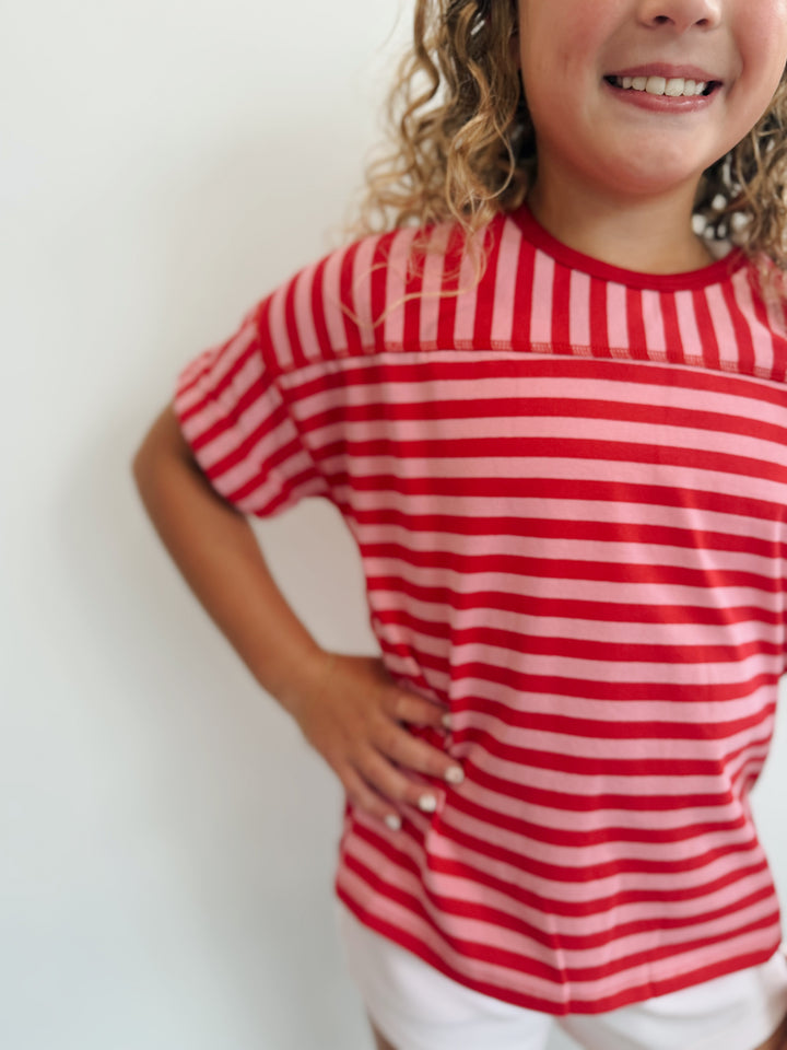 Girls Drop Shoulder Tee