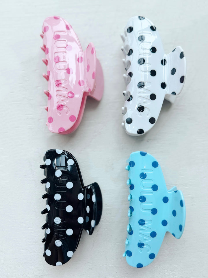 Lulu Mac Polka Dot Claw Clip