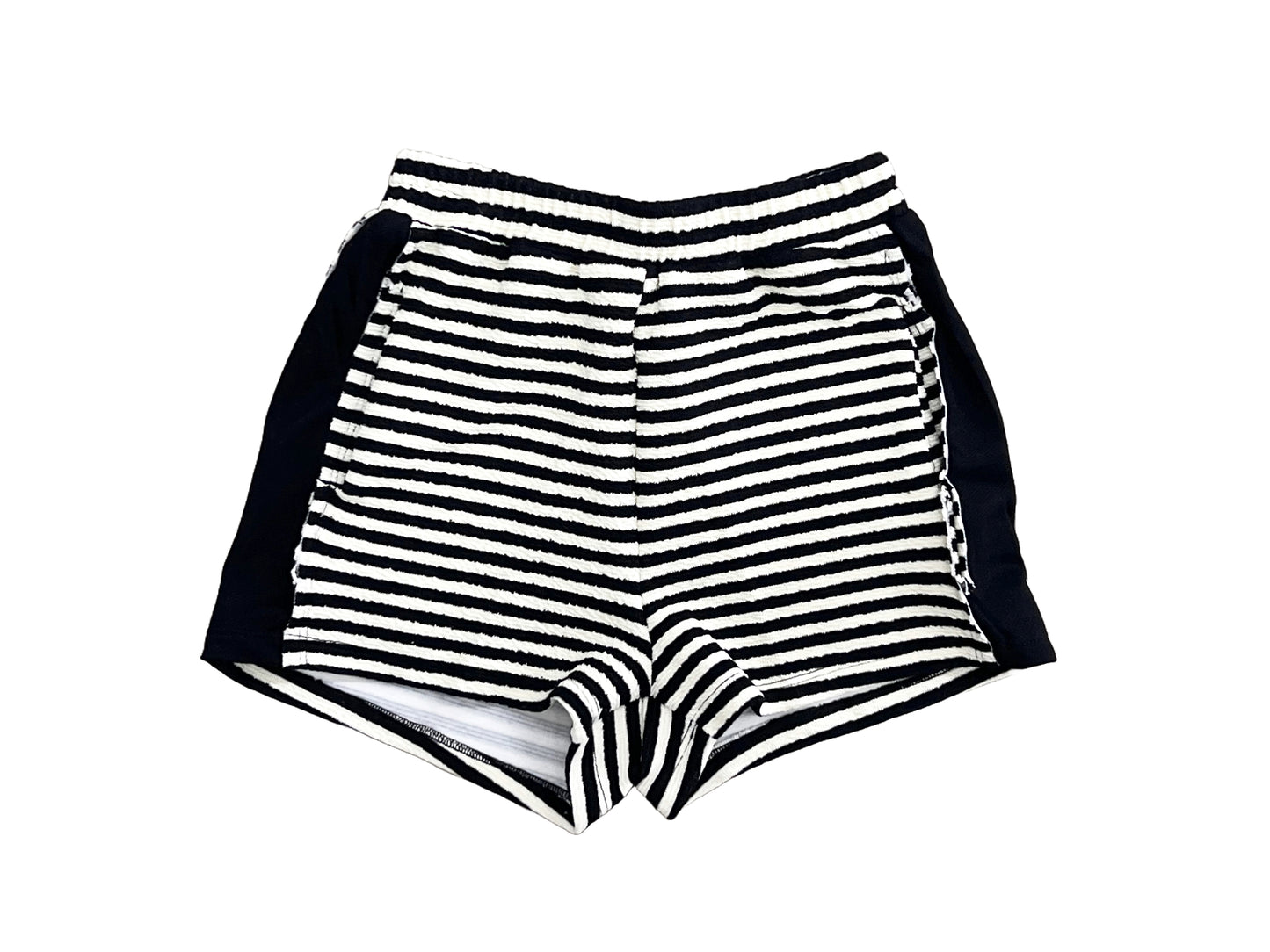 Colorblock Striped Knit Short