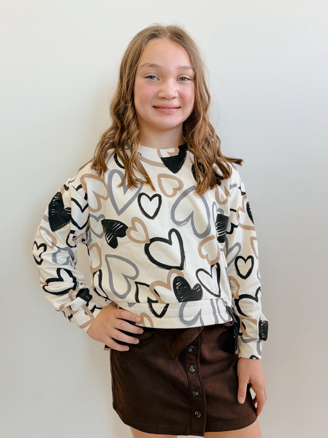 Hearts All Over Pullover