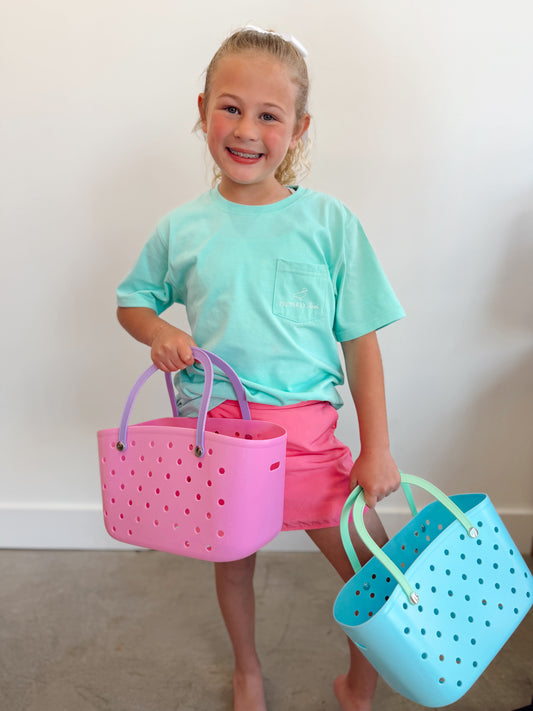 Blue Charm Tote Bag