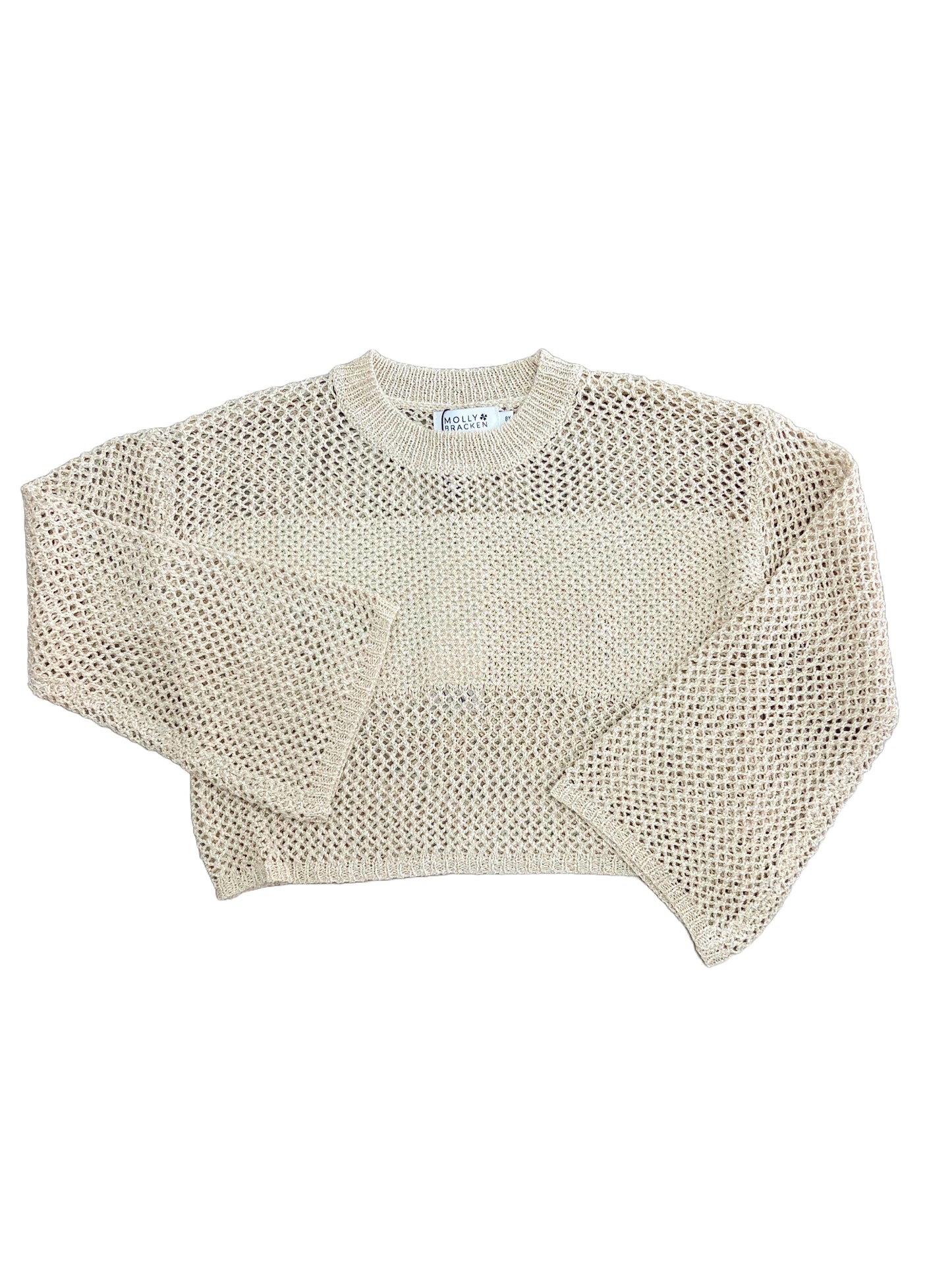 Knitted Fishnet Sweater