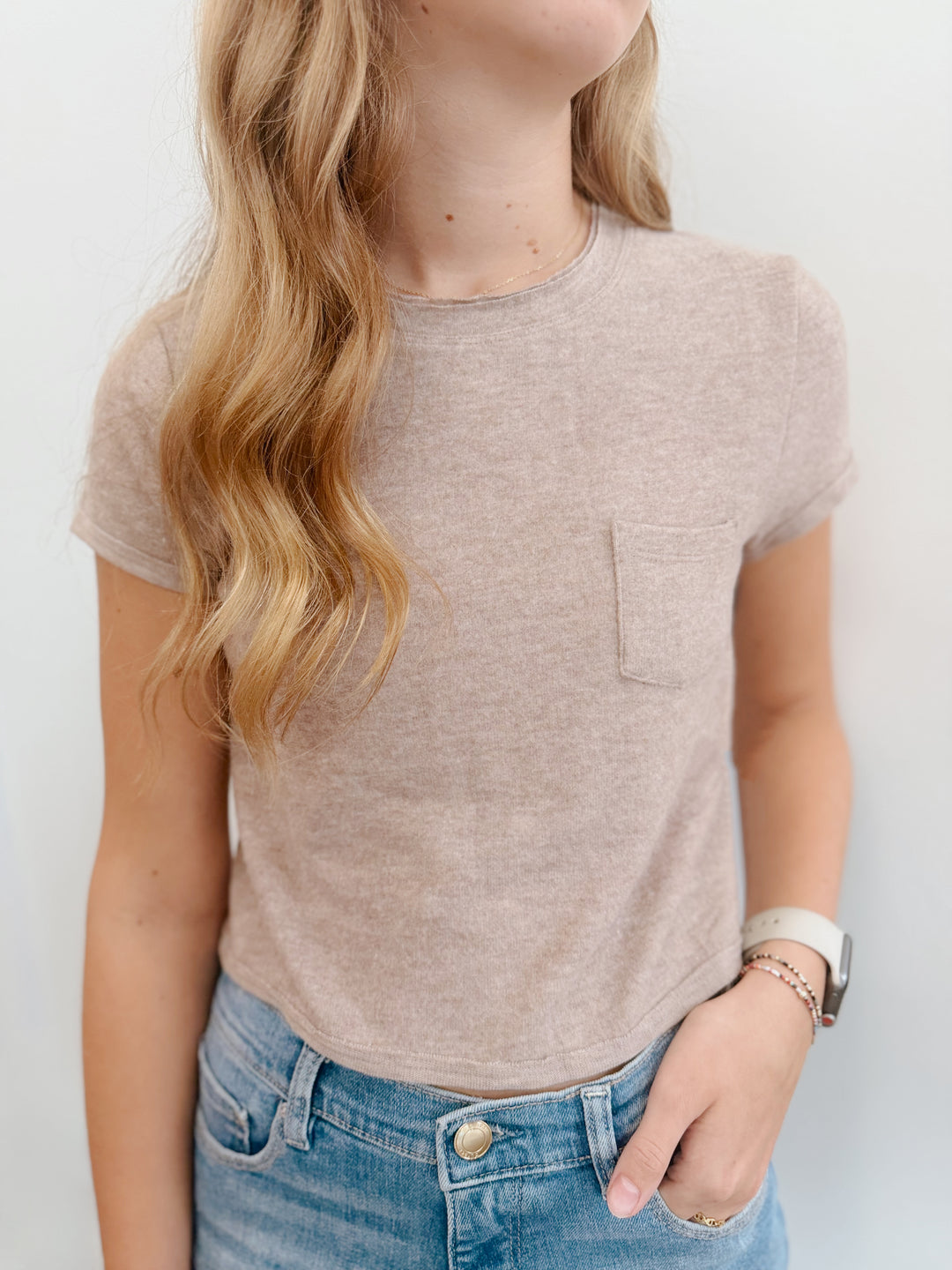 Hacci Jersey Core Pocket Tee