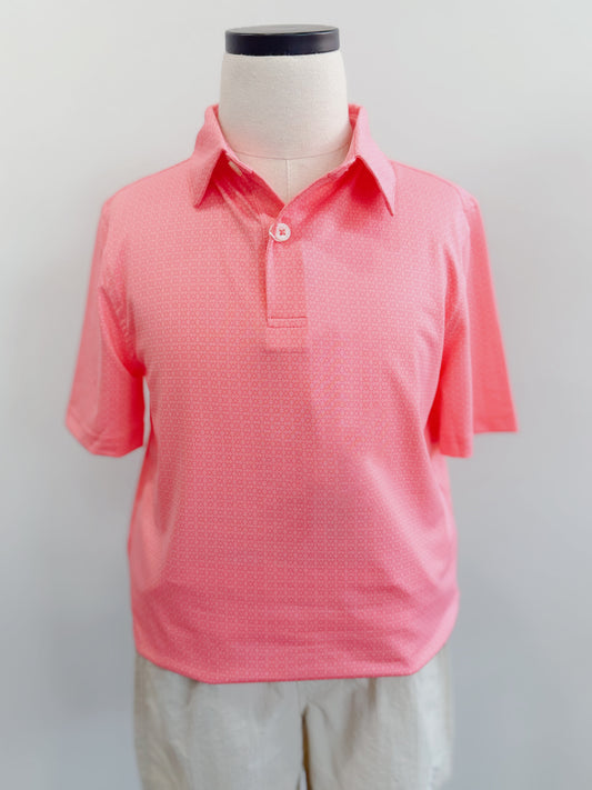 Seaside Geo Perf Polo