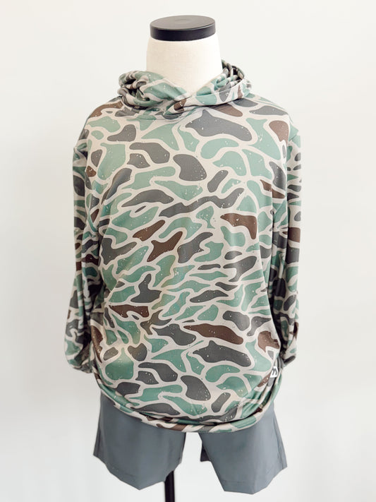 Youth Duck Camo Perf Hoodie