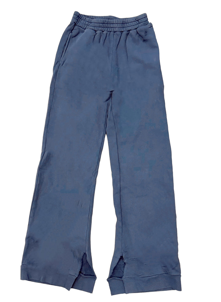 Cotton Fleece Spilt Hem Sweatpants