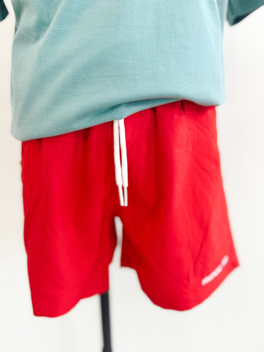 Boys Red Pintail Short