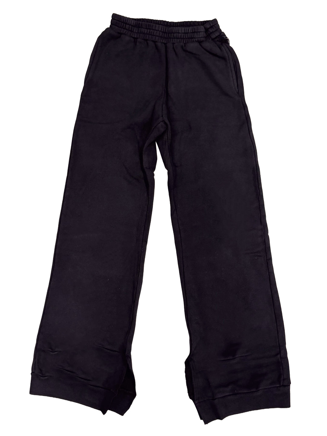 Cotton Fleece Spilt Hem Sweatpants