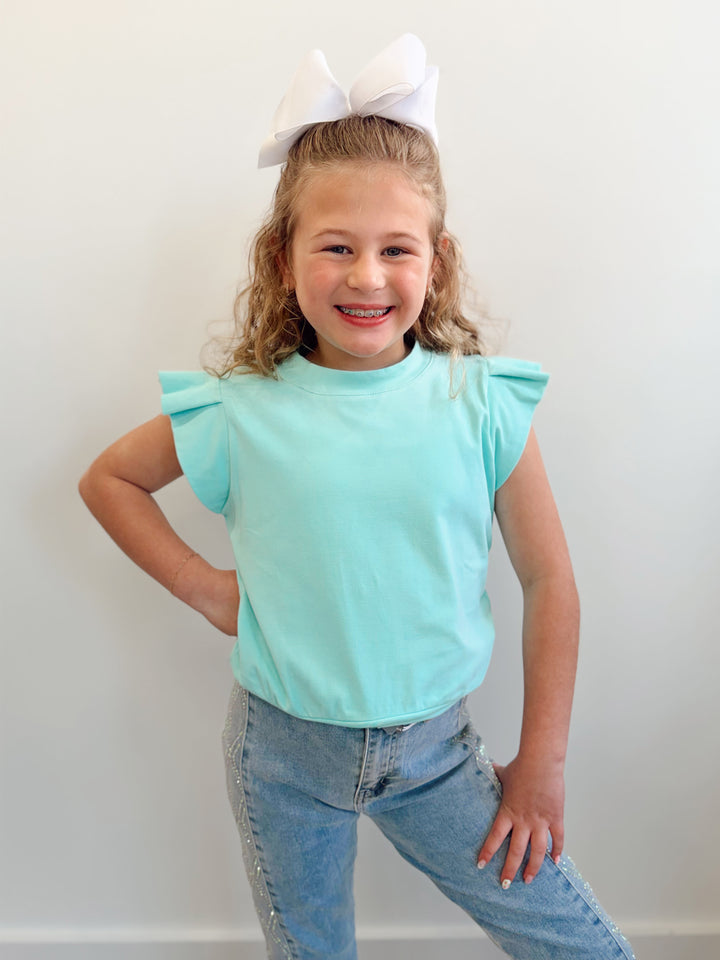 Turquoise Olivia Top