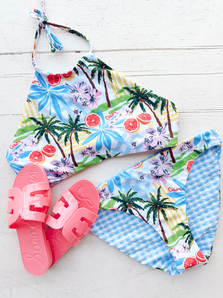 Girls Ciao Paradiso Reversible Bikini