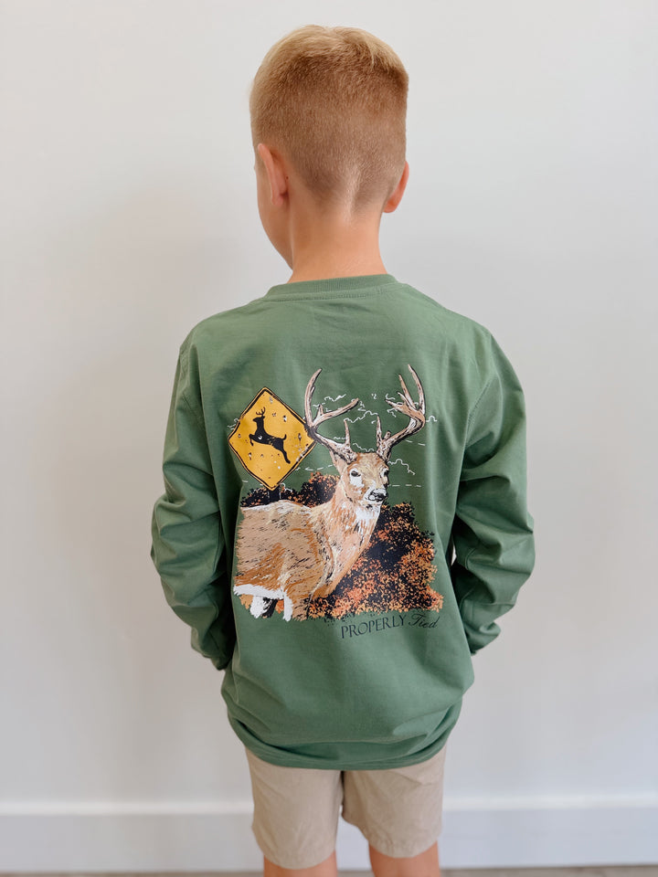 Boys Deer Crossing Tee