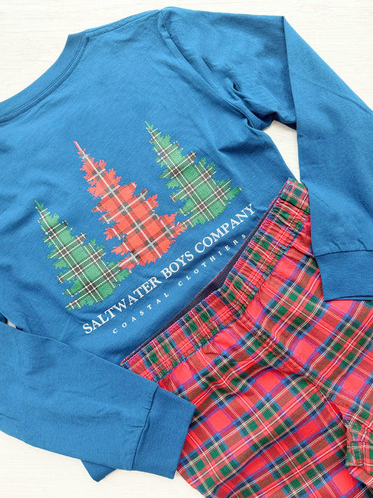Plaid Trees Graphic Tee