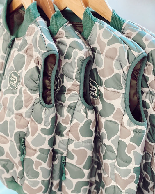 Camo Puffer Vest