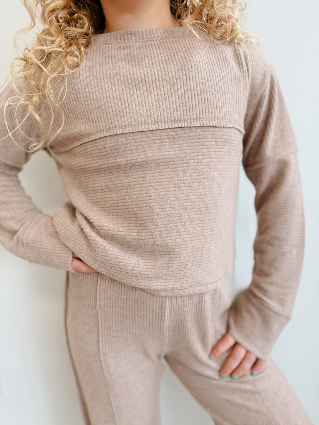Hacci Rib Crosscut Pullover