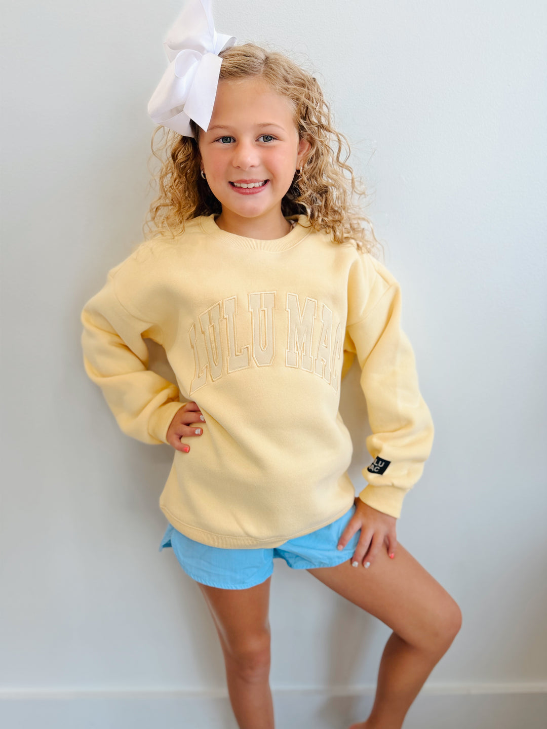 Girls Lulu Mac Mono Sweatshirt
