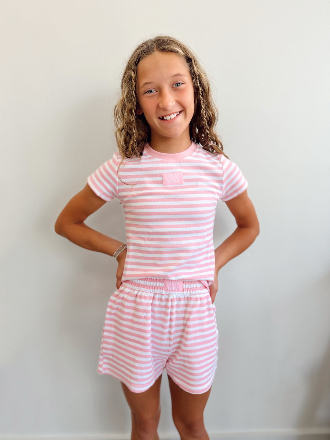 Girls Lulu Mac Stripe Patch Shorts