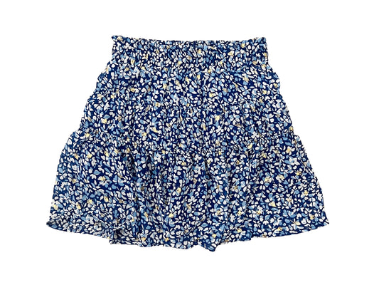 Gold Petal Floral Skirt