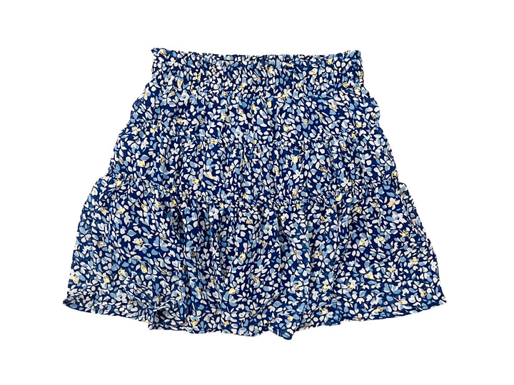 Gold Petal Floral Skirt