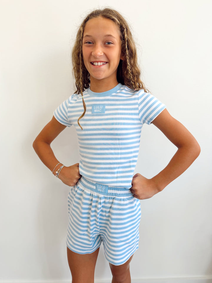 Girls Lulu Mac Stripe Patch Shorts