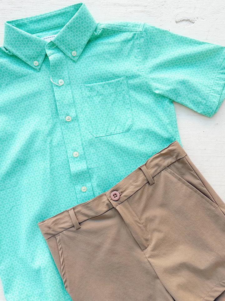 Coastal Breeze Geo Sportshirt