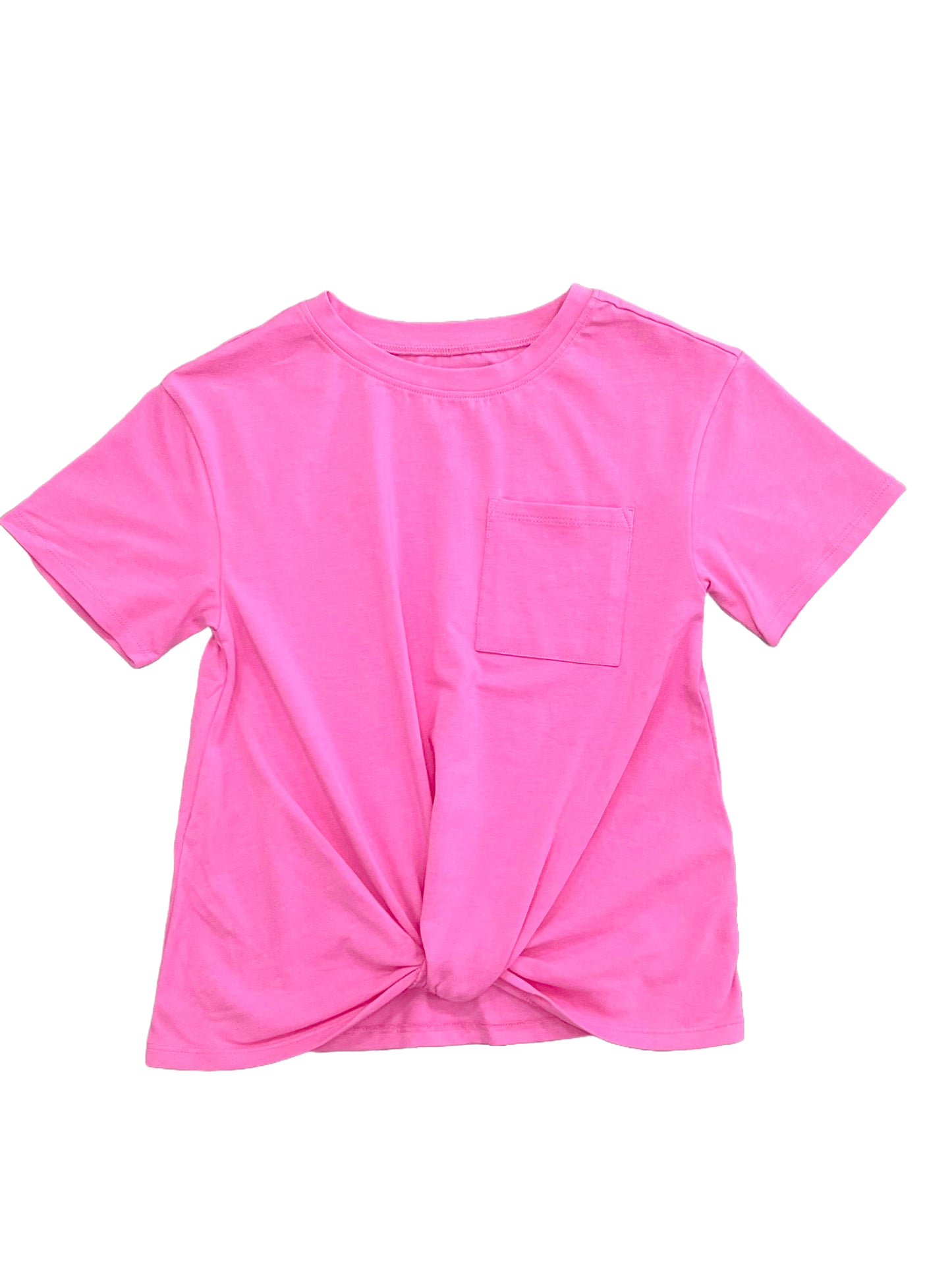 Knot & Front Pocket T-Shirt