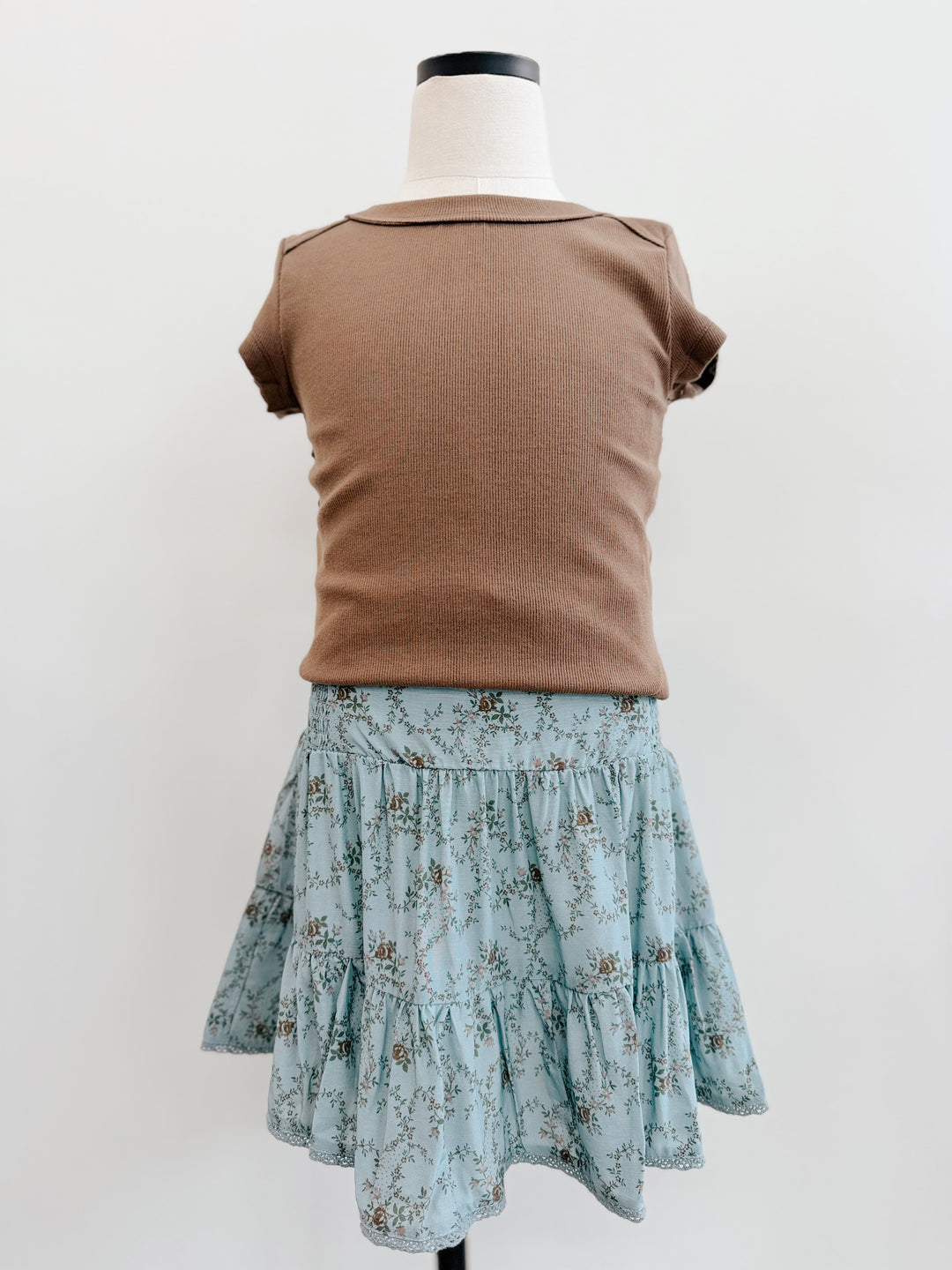 Digital Print Peasant Skirt