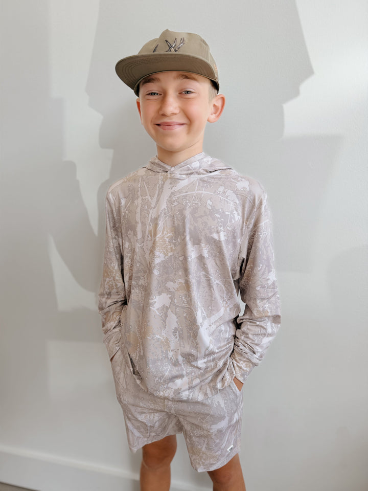 Youth Drifter Camo Perf Hoodie