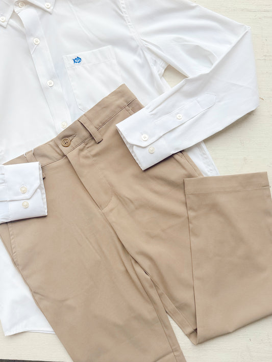 Khaki Leadhead Perf Pant