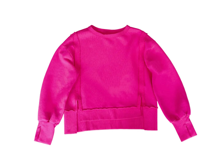 Cotton Fleece Boxy Hi-Lo