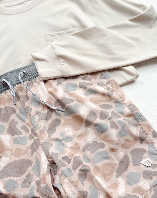 Youth Pintail Camo Athletic Shorts