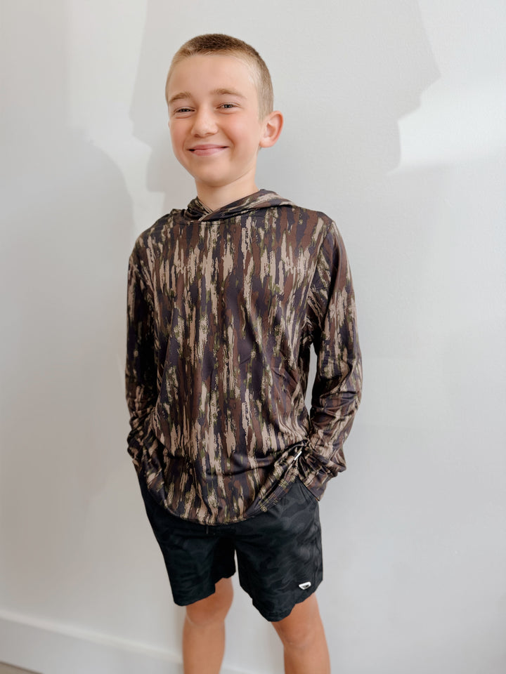 Youth Midland Camo Perf Hoodie