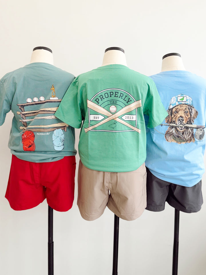 Boys Red Pintail Short