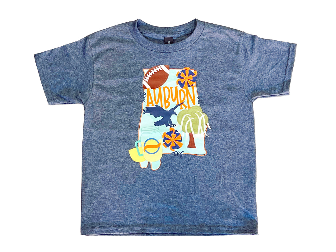 Auburn State Tee