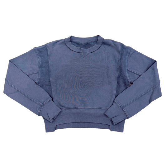 Cotton Fleece Reverse Insert Sweater