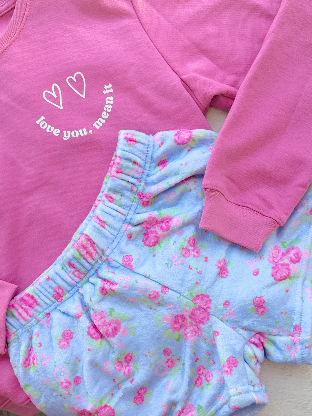 Ditsy Floral Plush Shorts