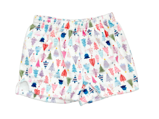 Merry Christmas Plush Lounge Shorts