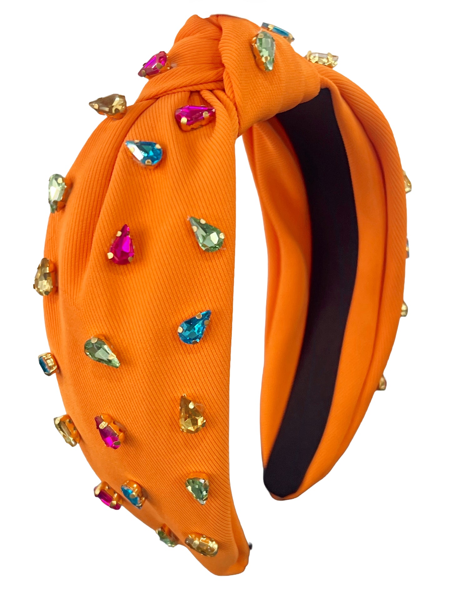 Orange Jeweled Headband