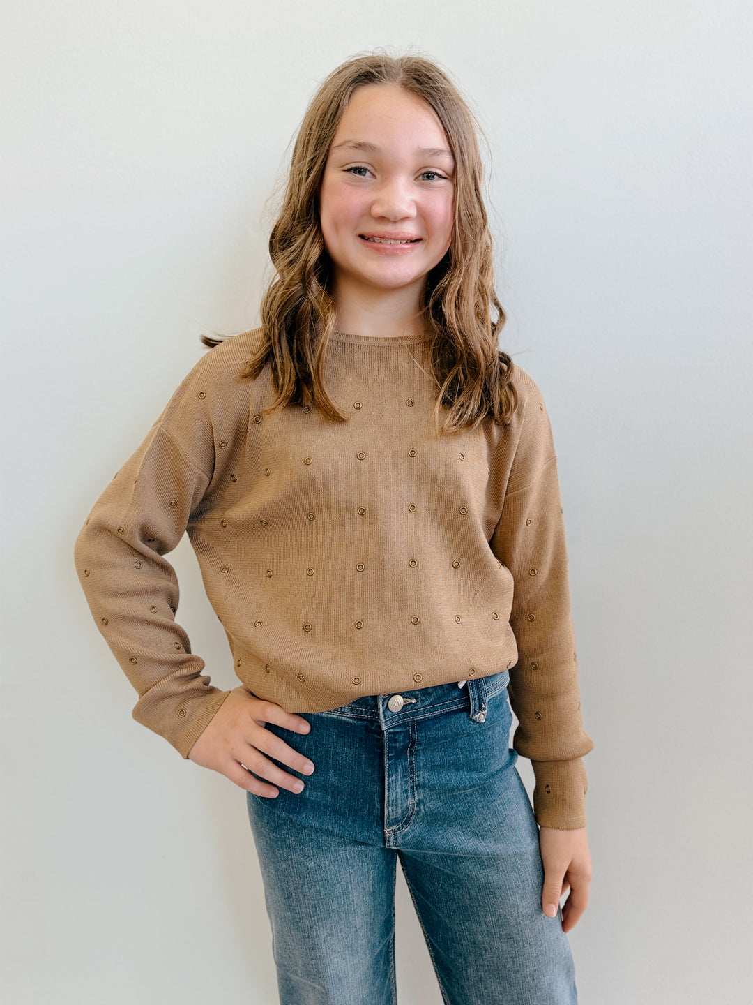 Heatset Stud Sweater