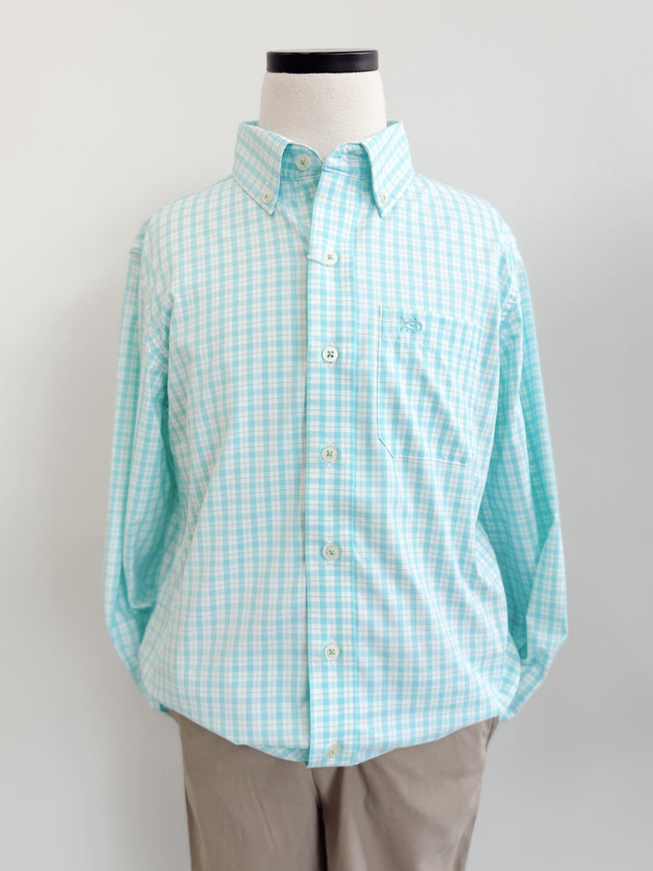 Plaid Coastal Breeze Sport Shirt