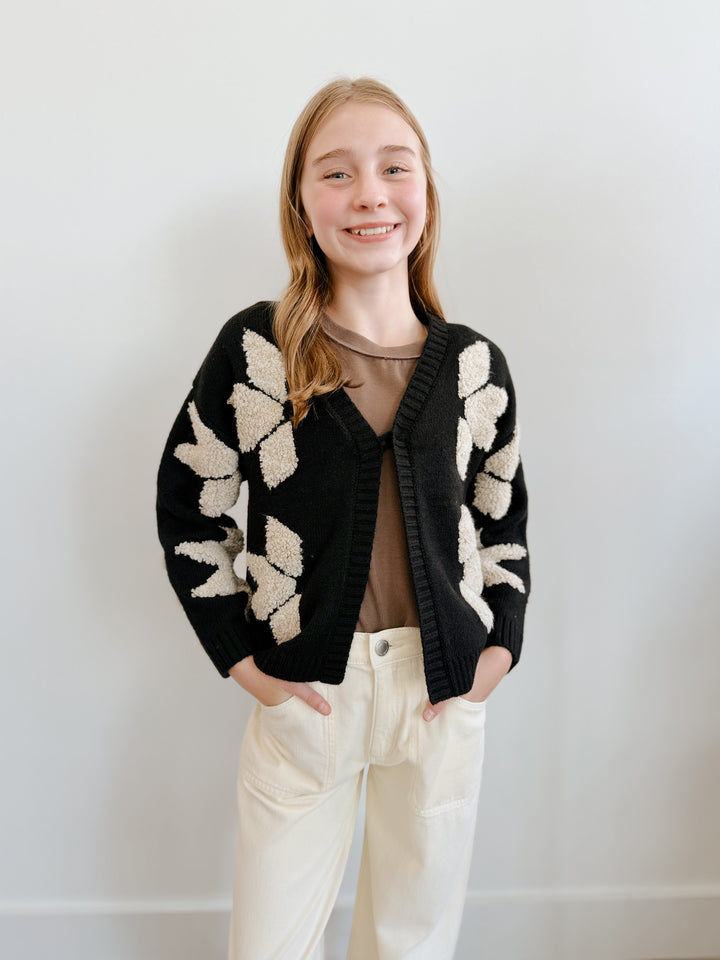 Petal Textured Cardigan