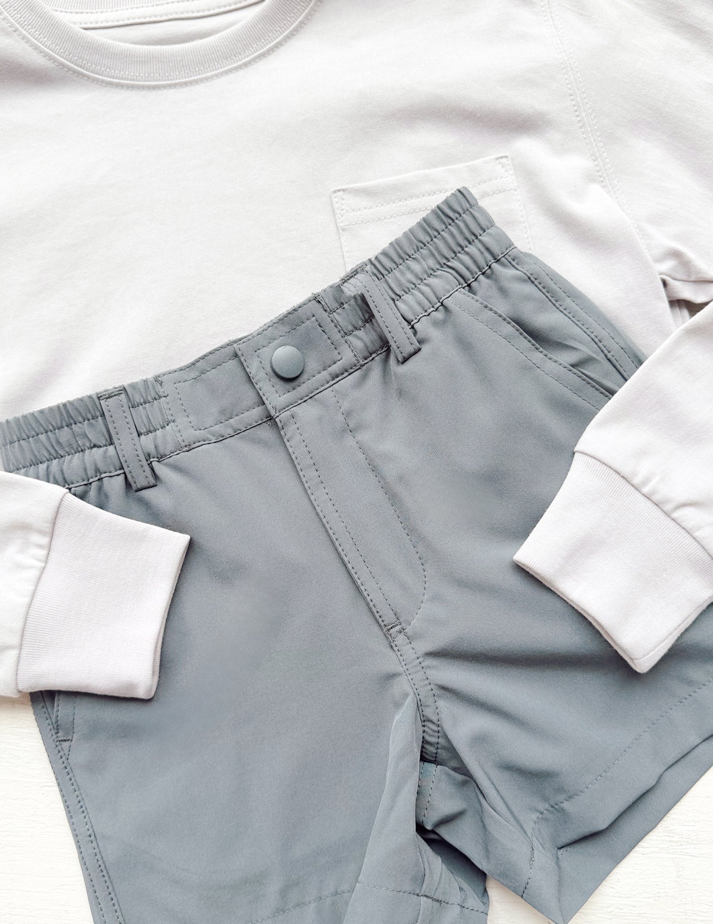 Youth Deer Camo Pocket Everyday Shorts