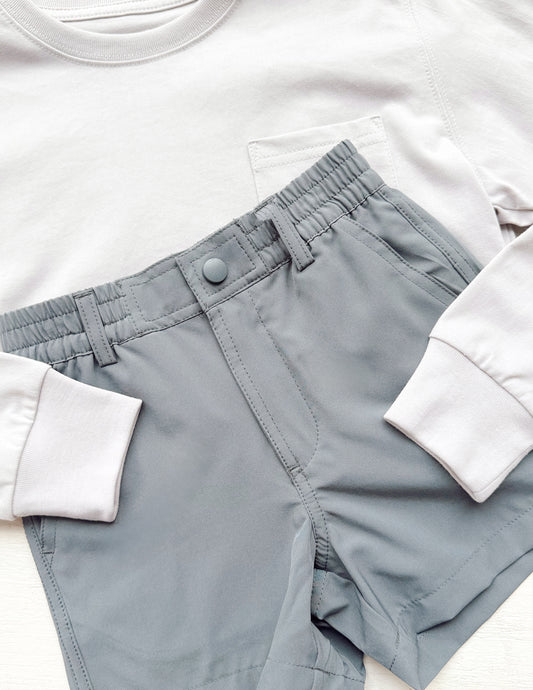 Youth Deer Camo Pocket Everyday Shorts