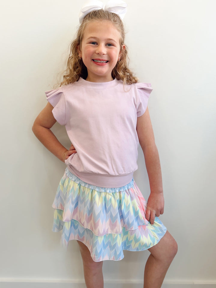Lilac Olivia Top